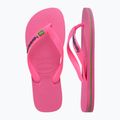 Havaianas Brasil Logo Neon infradito rosa flux / rosa flux 11