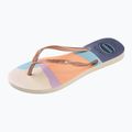 Infradito Havaianas Slim Palette Glow da donna, beige 2
