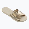 Infradito donna Havaianas Aqua Metallic beige