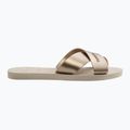Infradito donna Havaianas Aqua Metallic beige 2