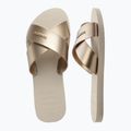 Infradito donna Havaianas Aqua Metallic beige 4