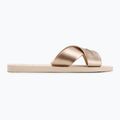 Infradito donna Havaianas Aqua Metallic beige 2