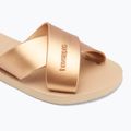 Infradito donna Havaianas Aqua Metallic golden 7