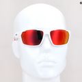 Occhiali da sole UVEX Sportstyle 233 P bianco opaco/polavisione rosso specchio 11