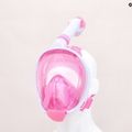 Maschera integrale per bambini per lo snorkeling AQUASTIC SMK-01R rosa 12