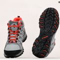 Stivali da trekking da donna Columbia Redmond III Mid Wp vapore/corallo rosso 19