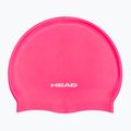 Cuffia da bagno HEAD Silicone Flat per bambini fuscia