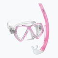 Mares Combo Zephir Junior rosa/chiaro kit snorkeling per bambini