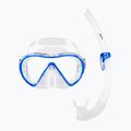 Mares Vento trasparente/blu set da immersione 9