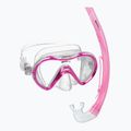 Mares Combo Seahorse rosa/trasparente per bambini
