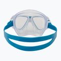 Maschera subacquea Mares Puffer aqua white/clear 4