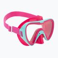 Maschera da snorkeling Mares Turtle rosa/acqua per bambini
