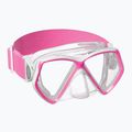 Mares Combo Pirate Neon rosa/bianco/chiaro set snorkeling per bambini 2