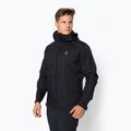 Giacca da pioggia Black Diamond Stormline Stretch da uomo, nero