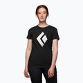 Maglietta da arrampicata da donna Black Diamond Chalked Up nero