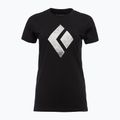 Maglietta da arrampicata da donna Black Diamond Chalked Up nero 4