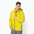 Giacca da pioggia da uomo Black Diamond Stormline Stretch sulphur