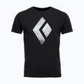 Maglietta da arrampicata da uomo Black Diamond Chalked Up nero 4