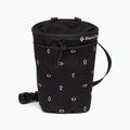 Black Diamond Gym borsa nera con moschettone e stampa della magnesia