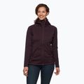 Felpa trekking donna Black Diamond Factor Hoody bordeaux