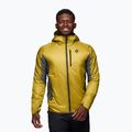 Giacca con cappuccio Black Diamond Vision Hybrid Hoody da uomo sulphur