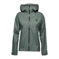 Giacca antipioggia Black Diamond Stormline Stretch da donna, colore verde laurel 6