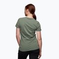 Maglietta da arrampicata da donna Black Diamond Chalked Up, verde alloro 2