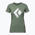 Maglietta da arrampicata da donna Black Diamond Chalked Up, verde alloro 4