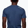 Maglietta da trekking da uomo Black Diamond Spaceshot blu inchiostro 3