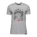 Maglietta da trekking da uomo Black Diamond Multi Sport nickel heather