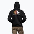 Felpa con cappuccio da uomo Black Diamond Faded Full Zip nero 2