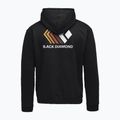 Felpa con cappuccio da uomo Black Diamond Faded Full Zip nero 5