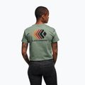 Maglietta da donna Black Diamond Faded Crop verde alloro 3