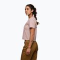 Maglietta donna Black Diamond Faded Crop malva pallido 2