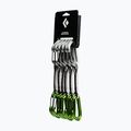 Set di rinvii da arrampicata Black Diamond Litewire Quickpack Set 6 pcs. 12 cm envy green