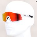 100% Speedcraft Sl Multilayer Mirror Lens soft tact off white/hiper red occhiali da sole 9