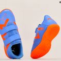 Scarpe da calcio PUMA Future Play IT V blu glimmer/puma bianco/ultra arancione per bambini 11