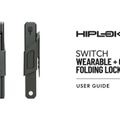 Hiplok Switch lucchetto per bicicletta nero 9