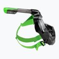 SEAC Libera nero/verde lime maschera integrale per lo snorkeling 3