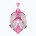 Maschera integrale SEAC Libera trasparente/rosa per lo snorkeling 2