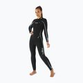 Muta subacquea da donna SEAC Feel-S 3 mm black/light blue 3