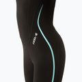 Muta subacquea da donna SEAC Feel-S 3 mm black/light blue 7