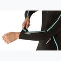 Muta subacquea da donna SEAC Feel-S 3 mm black/light blue 8