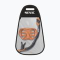 Set da snorkeling SEAC X-Frame Combo orange 2