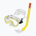 Set per snorkeling per bambini SEAC Marina Bis Set yellow