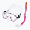 Set per snorkeling per bambini SEAC Marina Bis Set pink