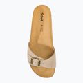 Scholl Estelle Sue infradito da donna beige scuro 5