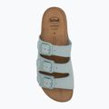 Scholl Rio Wedge Ad Med infradito da donna blu chiaro 5