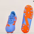 Scarpe da calcio PUMA Future Play FG/AG blu glimmer/puma bianco/ultra arancione per bambini 12