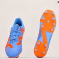 Scarpe da calcio da uomo PUMA Future Play FG/AG blu glimmer/puma bianco/ultra orange 11